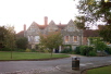 No 9  'Church House' is a 17th Century 3 storey, 3 gabled stone building. 