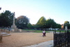 Exit from the Close at the West front. Here may be found the Visitor's Centre and the main entrance to the Cathedral.