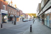 On passing through St Maurices Tower or Covert, turn right into the High Street and return to the Guildhall.