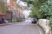 Part of the River Itchen flows under College Street here.